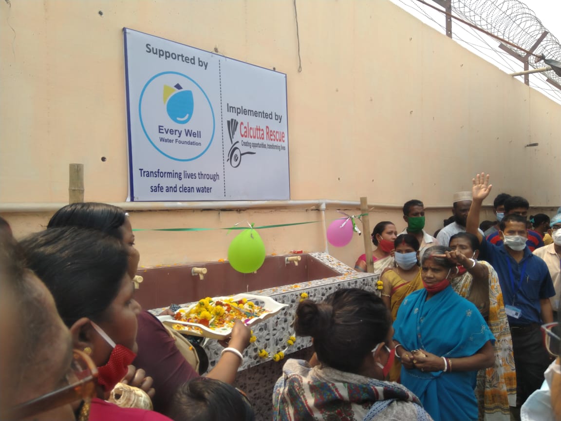 Read more about the article Dakshineswar slum got its first handwashing unit